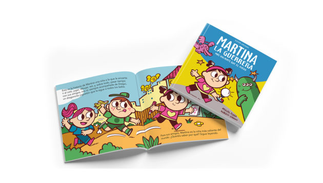 Libro interior "Más valiente que el miedo" de Martina la Guerrera